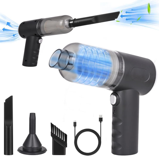 💨 Mini-aspiratorul care face minuni – scapă de praf, firimituri și părul de animale în câteva secunde!