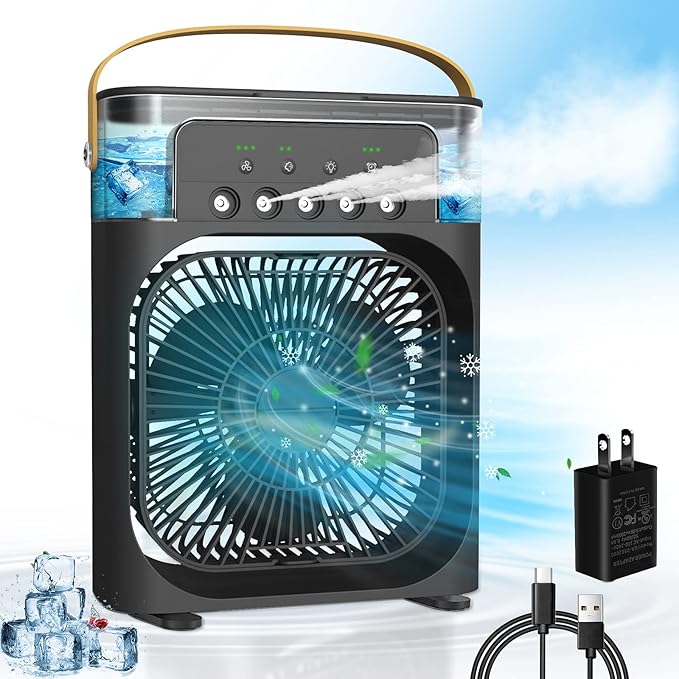 Ventilator Portabil cu Umidificator